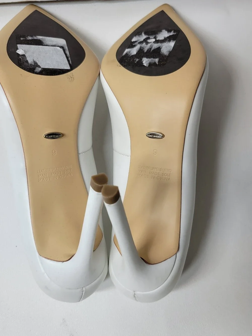 Tony Bianco Anja Milk Capretto Pointed Stiletto Shoes Size 9